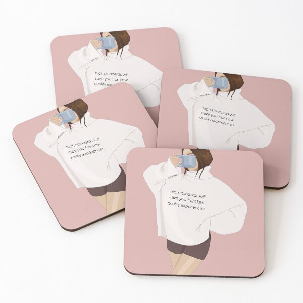 Item preview, High standards will save you from low quality experiences by Sasa Elebea designed and sold by Sabrina Brugmann.