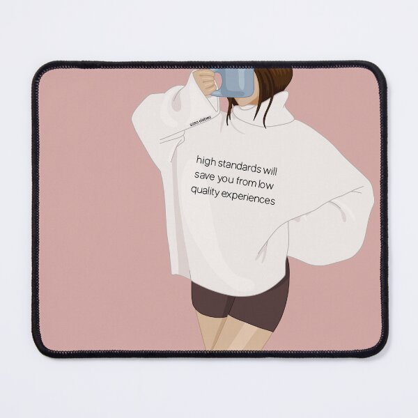 Item preview, High standards will save you from low quality experiences by Sasa Elebea designed and sold by Sabrina Brugmann.