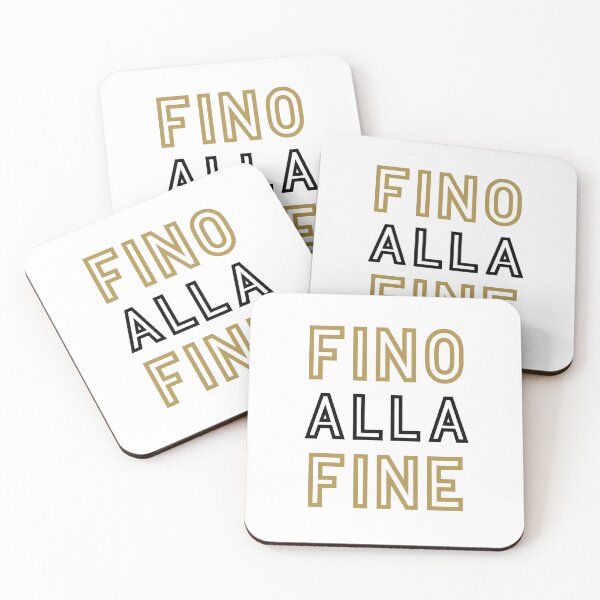 Item preview, Fino Alla Fine gold black designed and sold by VRedBaller.
