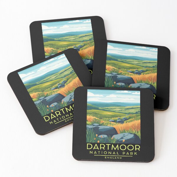 Item preview, A Vintage Illustration of Dartmoor National Park - England  designed and sold by GoodOldVintage.