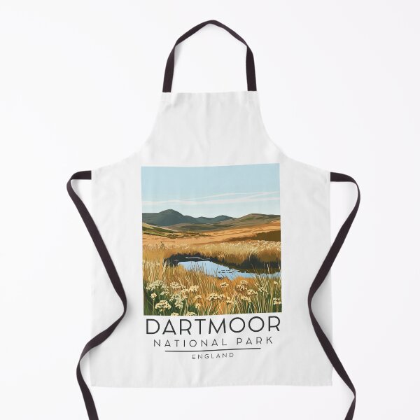 Item preview, A Vintage Illustration of Dartmoor National Park - England  designed and sold by GoodOldVintage.