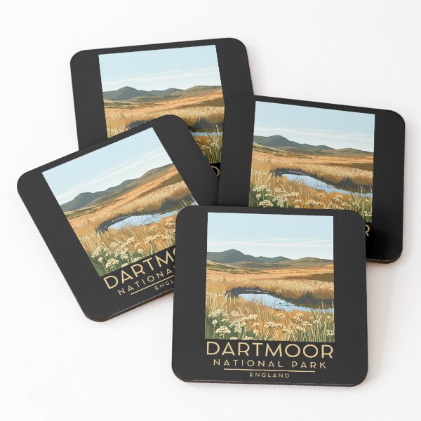 Item preview, A Vintage Illustration of Dartmoor National Park - England  designed and sold by GoodOldVintage.