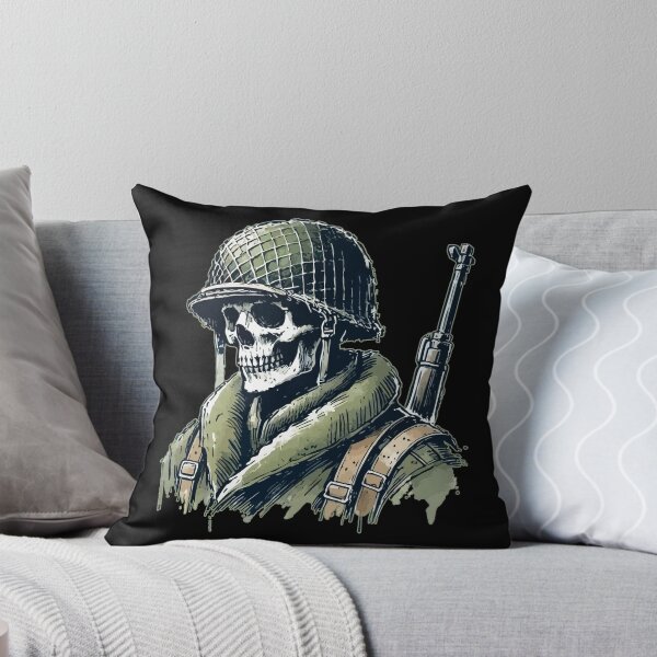 Item preview, Skeleton Skull Soldier World War Sketchy Vintage designed and sold by TomFrontierArt.