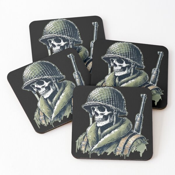 Item preview, Skeleton Skull Soldier World War Sketchy Vintage designed and sold by TomFrontierArt.