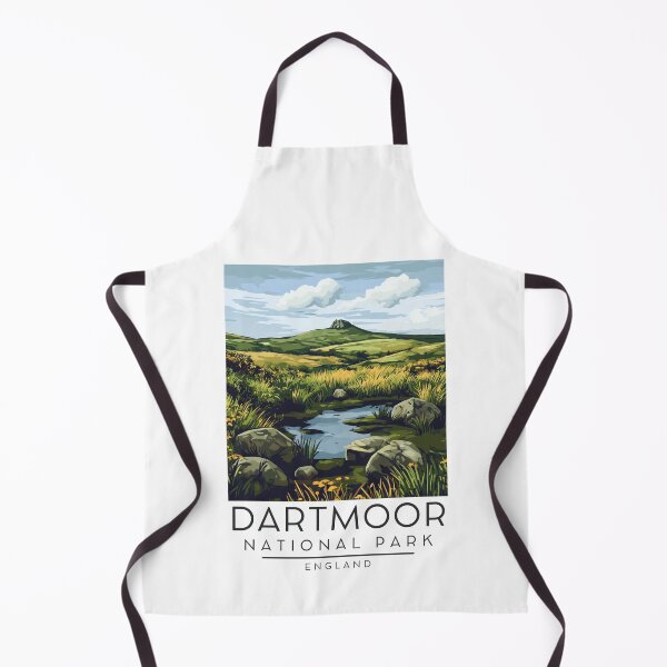Item preview, A Vintage Illustration of Dartmoor National Park - England  designed and sold by GoodOldVintage.