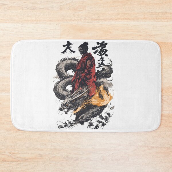 Item preview, African American Witch Conjuring a Dragon of Fire 魔法の炎 designed and sold by PrintsByFrank.