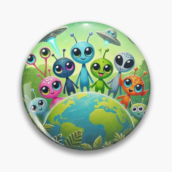 Item preview, Happy Baby Warm Fuzzy Alien Family designed and sold by WyckedLynn.