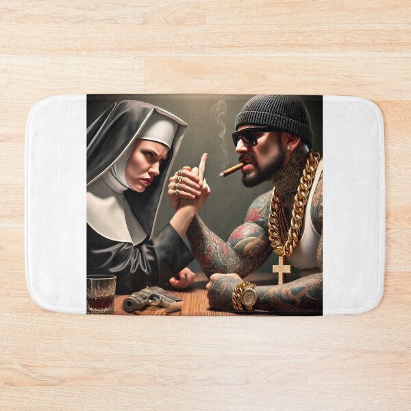 Item preview, Copie de Evil versus good arm wrestling designed and sold by Dan9010.
