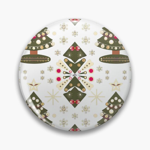 Item preview, Retro Christmas Tree Pattern designed and sold by Fil4.