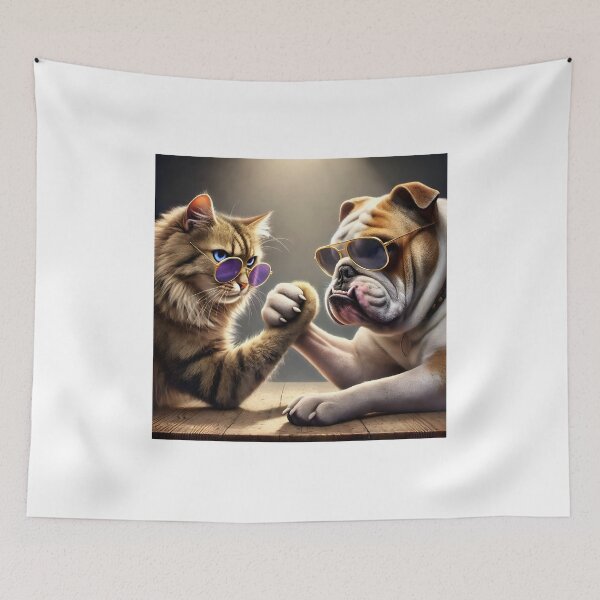 Item preview, Copie de Copie de Evil versus good arm wrestling designed and sold by Dan9010.