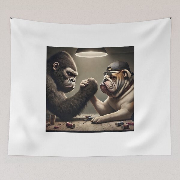 Item preview, Copie de Copie de Copie de Evil versus good arm wrestling designed and sold by Dan9010.