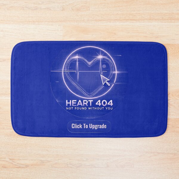 Item preview, Heart 404: Error. Not found without you. Grunge frequency radio disturb. Love theme. designed and sold by MiHijoDesign.