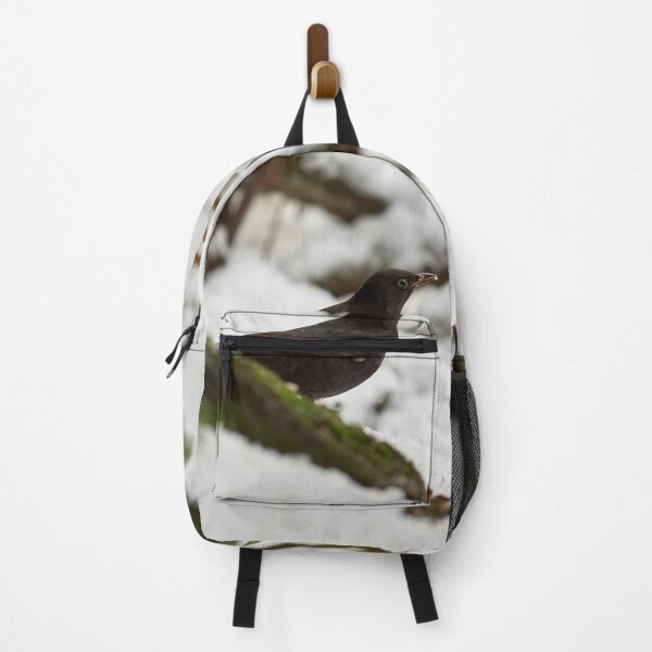 Item preview, Black on white. Eurasian blackbird designed and sold by Jouko Lehto Photography.
