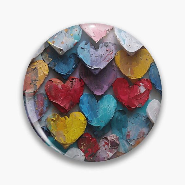 Item preview, Hearts Paint Pattern designed and sold by yumas.