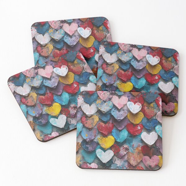 Item preview, Hearts Paint Pattern designed and sold by yumas.
