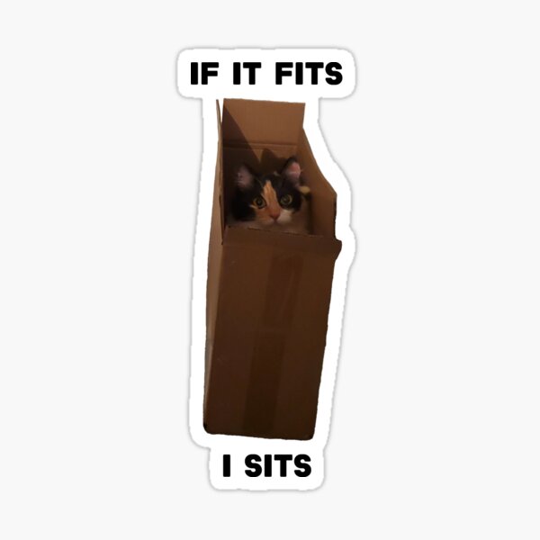 Item preview, If it fits, I sits designed and sold by Lyra-and-Neska.