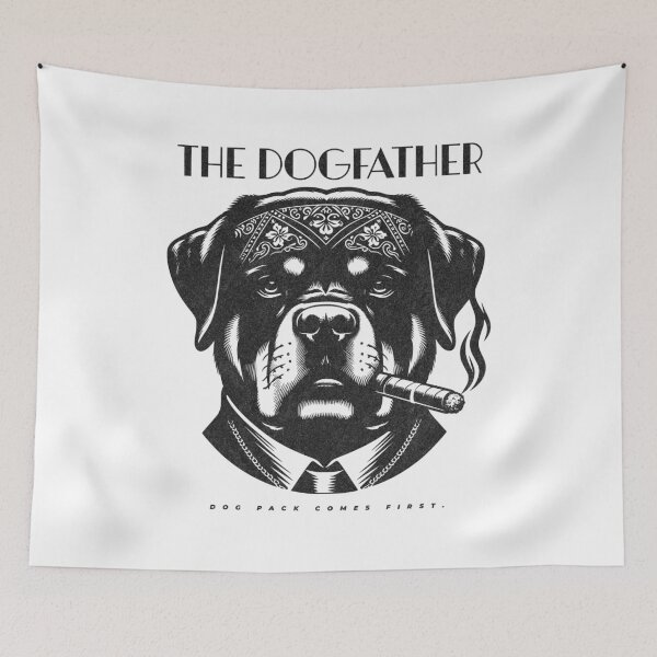 Item preview, Rottweiler Lover Gift DogFather Dog Papa Dad T-Shirt designed and sold by thetwopaths.