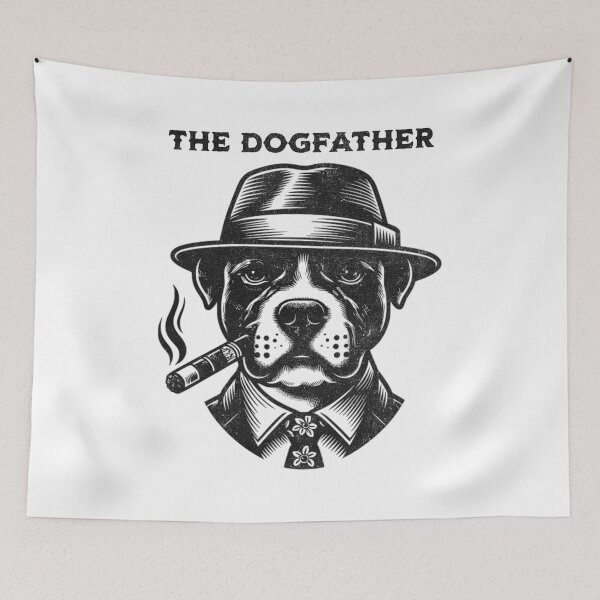 Item preview, Pitbull Lover Gift DogFather Dog Papa Dad T-Shirt designed and sold by thetwopaths.