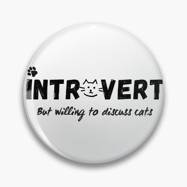 Item preview, introvert but willing to discuss cats ( Vol. 2)  designed and sold by PatherineStore.