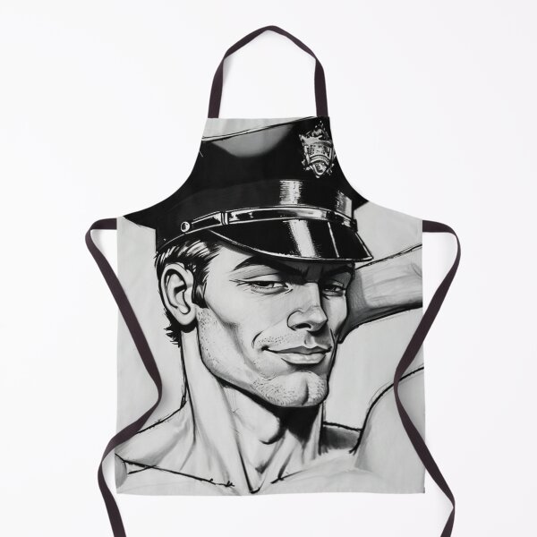 Item preview, Hot Leather Uniform Daddy Berlin German Gay Pride Marlon Rando Gay Comic SeriesGraphic Design designed and sold by ItsAKinkThing.