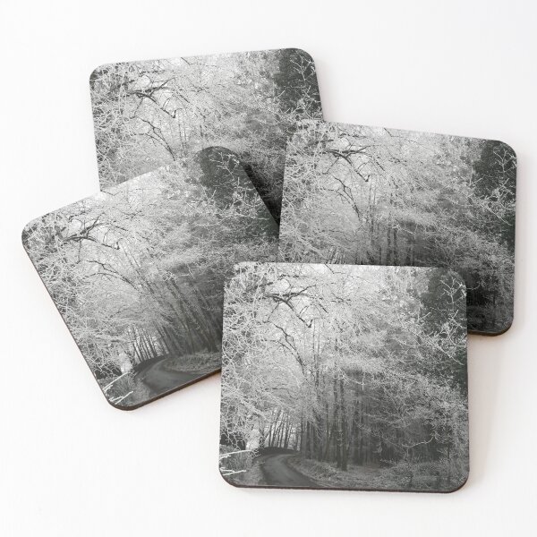 Item preview, Frosty woodland path photograph  designed and sold by esvb.