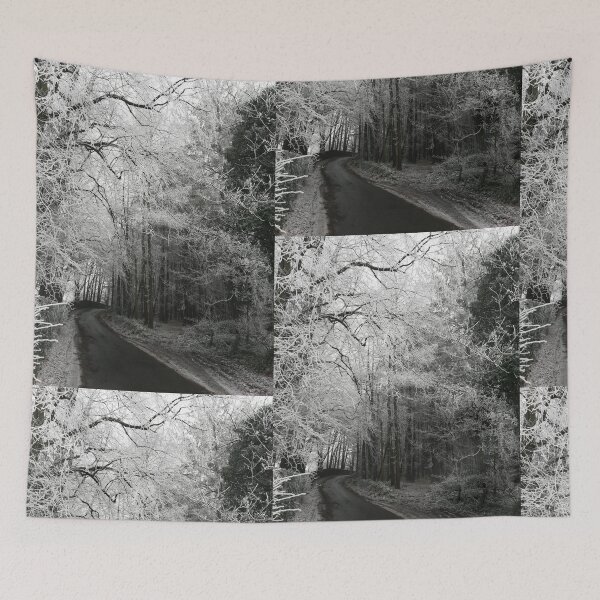 Item preview, Frosty woodland path photograph  designed and sold by esvb.