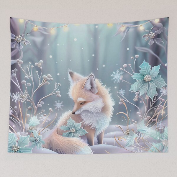 Item preview, Fox in the winter forest. Red fox. designed and sold by MagelliShop.