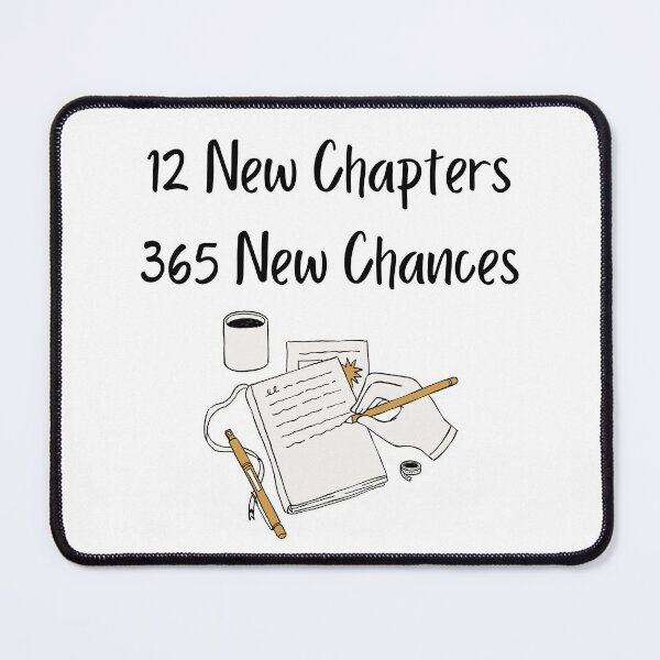 Item preview, 12 New Chapters. 365 New Chances designed and sold by MightyPenShop.