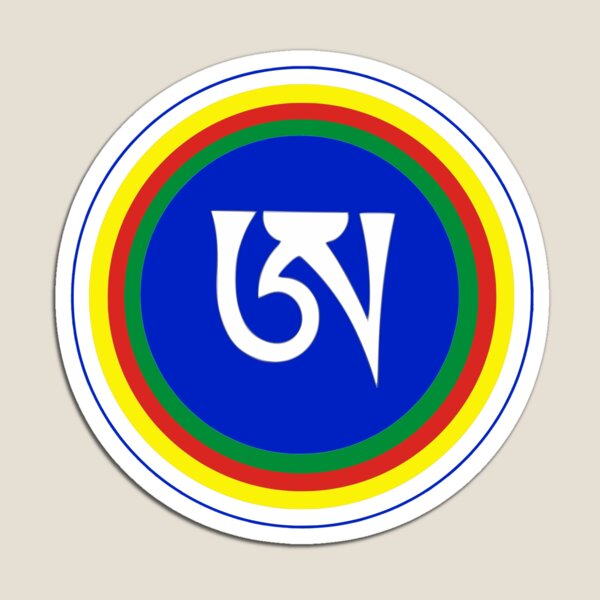 Item preview, Dzogchen Meditation Tibetan Letter A Symbol Buddhism Design designed and sold by h44k0n.