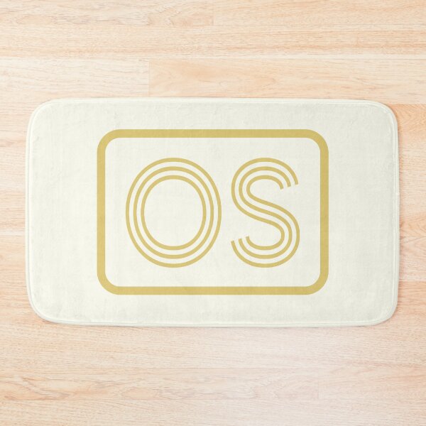 Item preview, OS Initials Gold Geometric Letters designed and sold by Jeallan Designs.