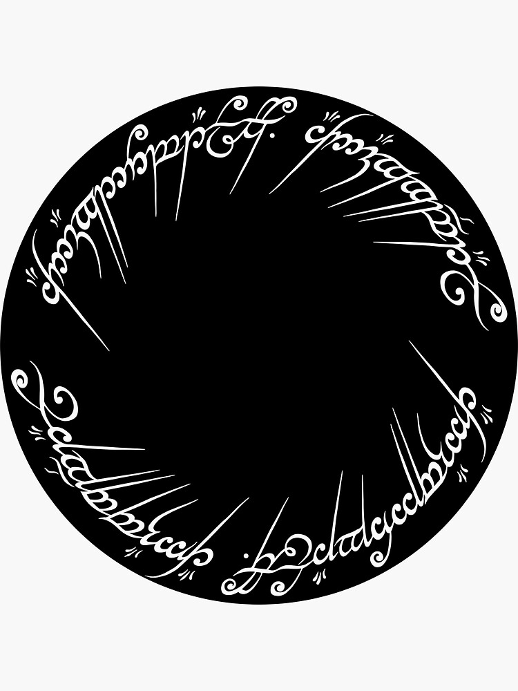 Lord Of The Rings Ring Inscription