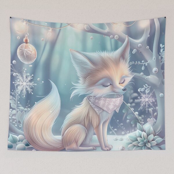 Item preview, Fox in the winter forest. Red fox. designed and sold by MagelliShop.