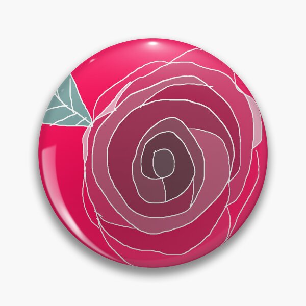 Item preview, Red Rose and one green leaf designed and sold by wallartofmio.