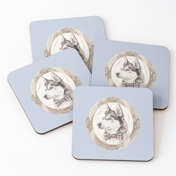 Item preview, Siberian Husky Proper Pup Portrait designed and sold by IllustrateJillE.