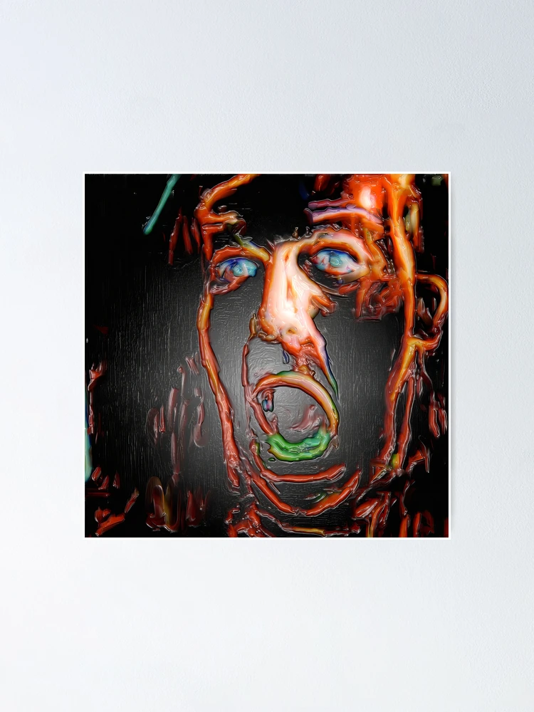 Thumbnail 1 of 3, Poster, Toothpaste Face designed and sold by BryTree.