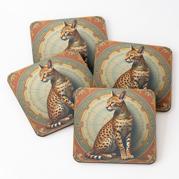 Item preview, Ocelot and Kibble designed and sold by HabitableMoons.