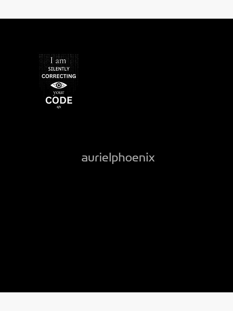 Thumbnail 3 of 3, Backpack, Silently correcting your code - Funny IT Debugging Programmer Design designed and sold by aurielphoenix.