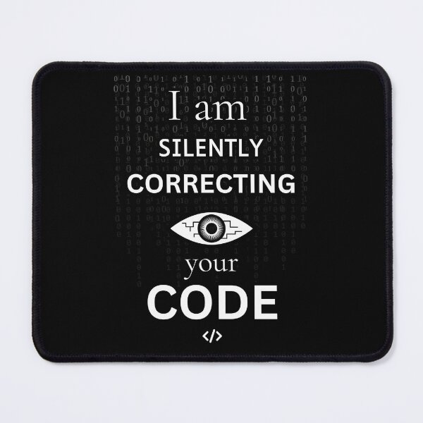 Item preview, Silently correcting your code - Funny IT Debugging Programmer Design designed and sold by aurielphoenix.