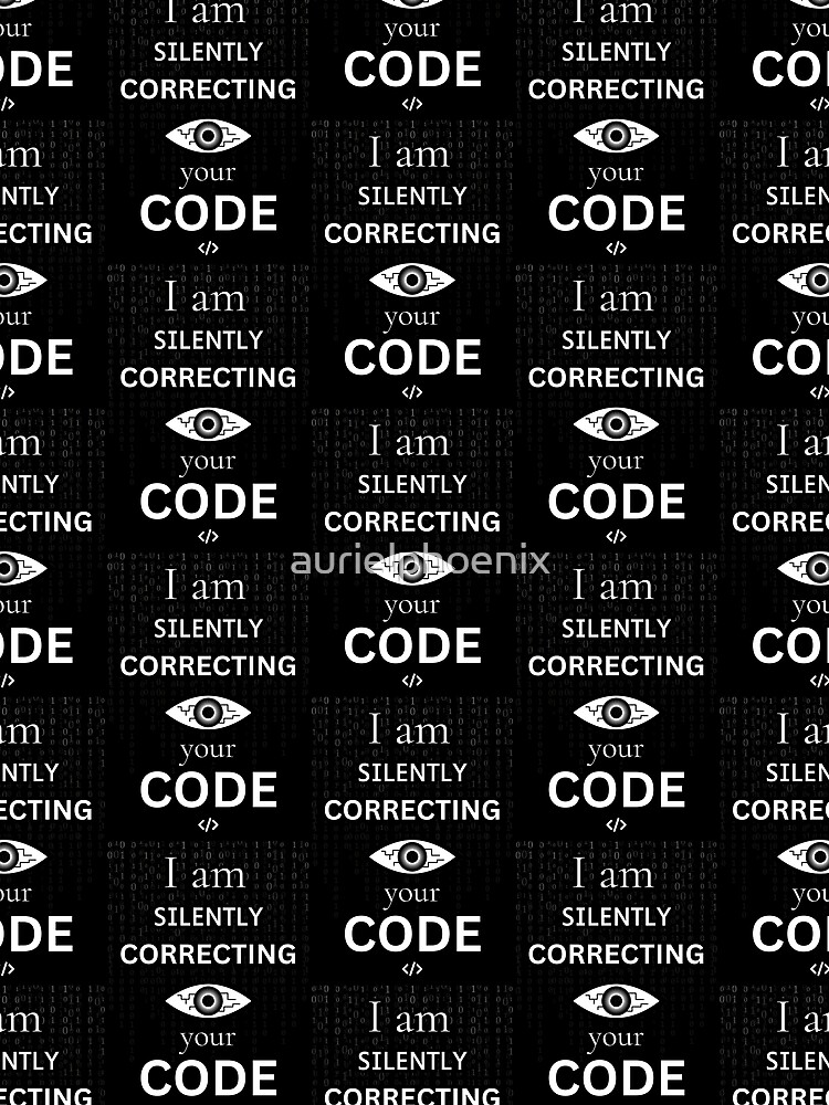 Thumbnail 3 of 3, Scarf, Silently correcting your code - Funny IT Debugging Programmer Design designed and sold by aurielphoenix.