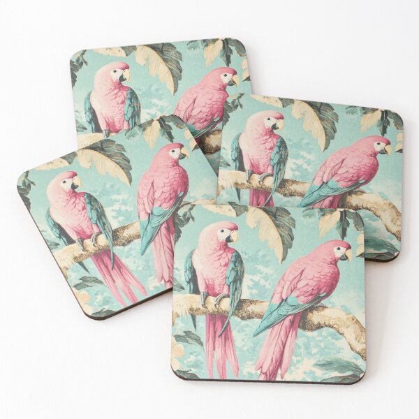 Item preview, Vintage Exotic Floral Parrot Garden Nightgarden designed and sold by UtArt.
