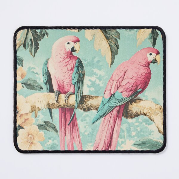 Item preview, Vintage Exotic Floral Parrot Garden Nightgarden designed and sold by UtArt.