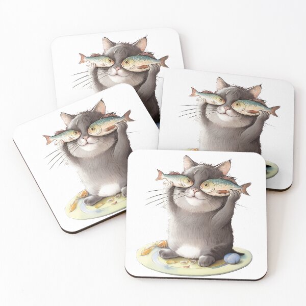 Item preview, Greedy cat designed and sold by Plavighun.