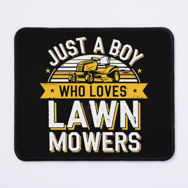 Item preview, Just A Boy Who Loves Lawn Mowers Garden Gardener Landscaper designed and sold by luannsemmsobre.