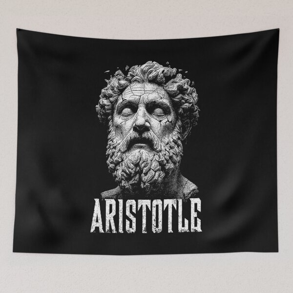 Item preview, Funny Philosophy Aristotle Philosopher Statue Portrait designed and sold by GrandeDuc.
