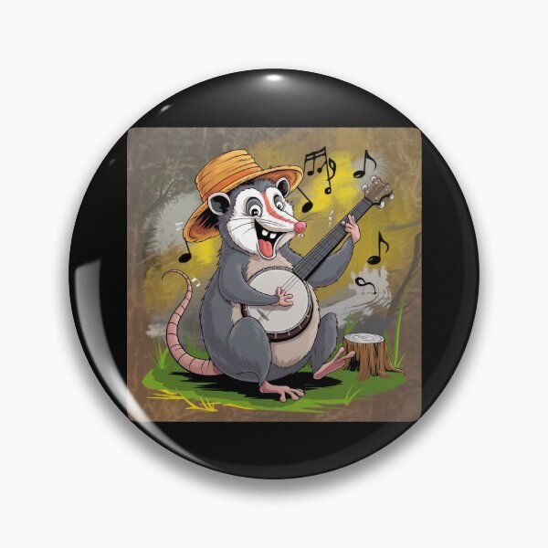 Item preview, Funny Opossum Playing Banjo designed and sold by Mateusz Majcherek.
