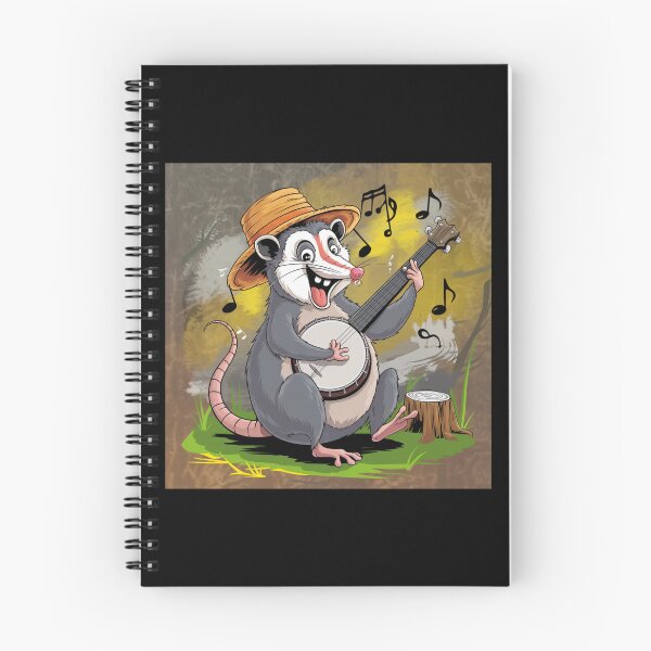Item preview, Funny Opossum Playing Banjo designed and sold by Mateusz Majcherek.