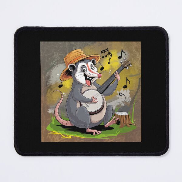 Item preview, Funny Opossum Playing Banjo designed and sold by Mateusz Majcherek.