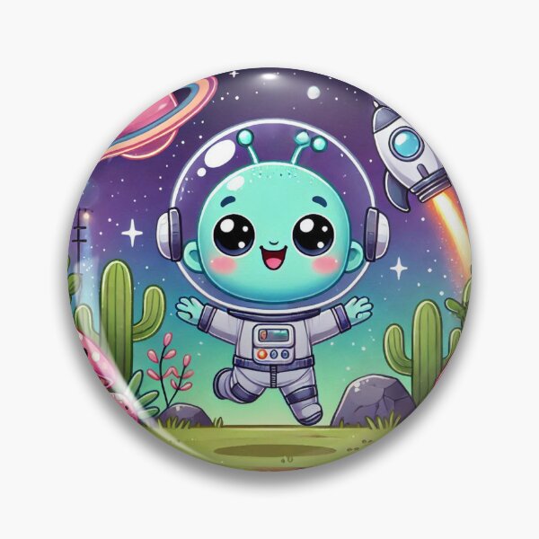 Item preview, Happy Baby Alien Astronaut designed and sold by WyckedLynn.