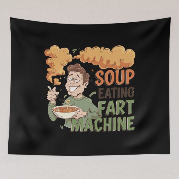 Item preview, Soup Eating Fart Machine designed and sold by Mateusz Majcherek.