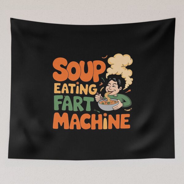Item preview, Soup Eating Fart Machine designed and sold by Mateusz Majcherek.